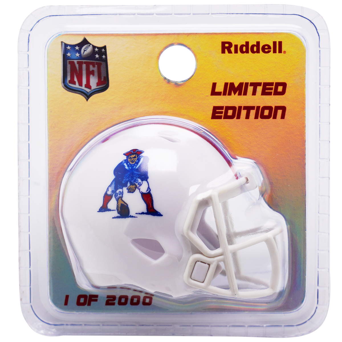 New England Patriots Limited Edition Throwback Pocket Size Helmet	