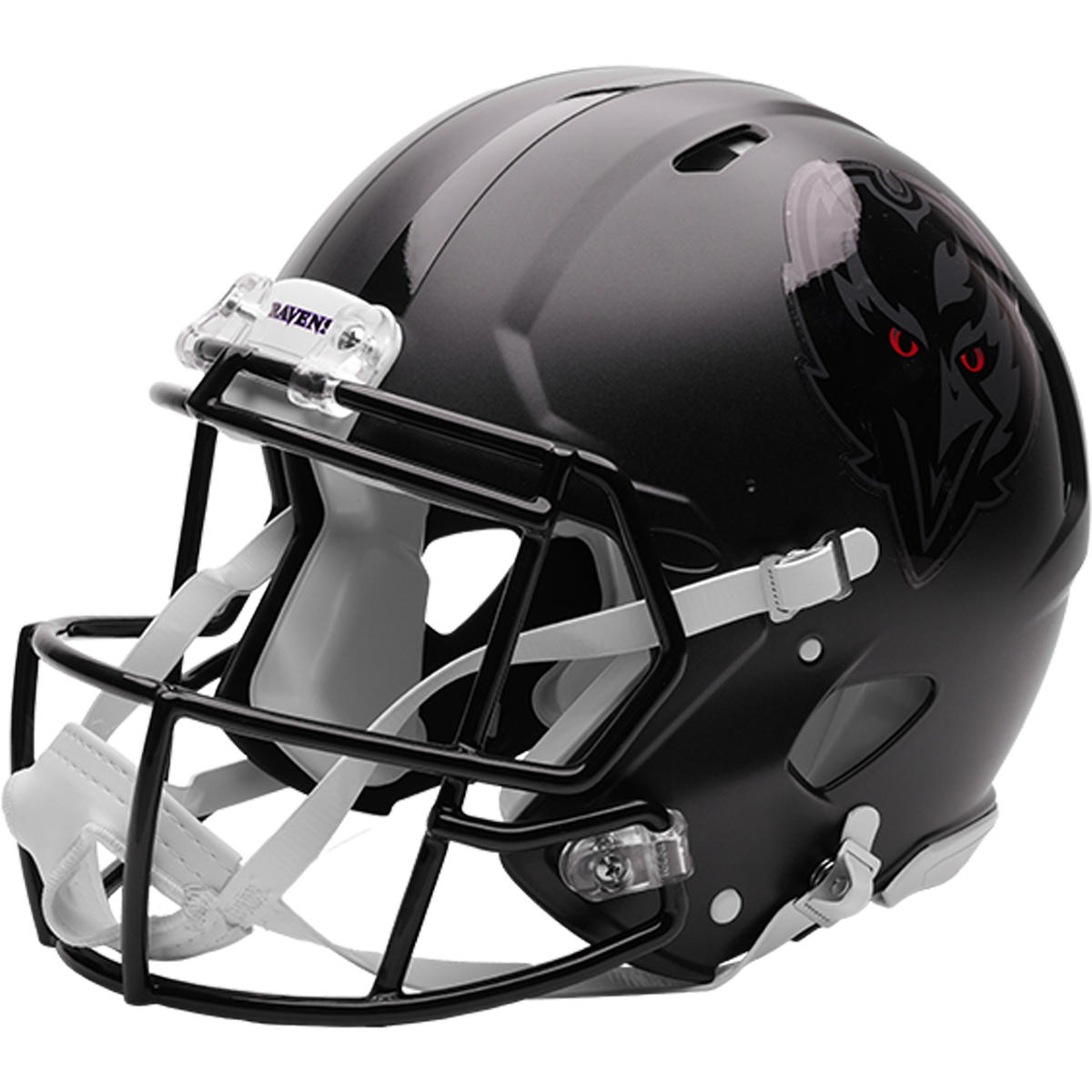 Baltimore Ravens Darkness Helmet On Field Alternate Authentic Speed
