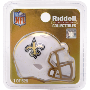 New Orleans Saints Limited Edition 2025 On-Field Alternate Pocket Size Helmet New Orleans Saints Limited Edition 2025 On-Field Alternate Pocket Size Helmet