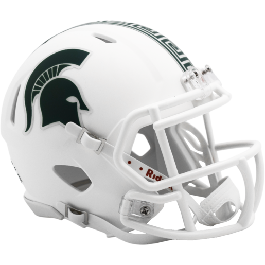 Michigan State Spartans White Mini Speed