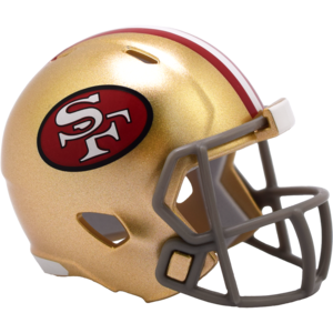 San Francisco 49ers Limited Edition Throwback Pocket Size Helmet