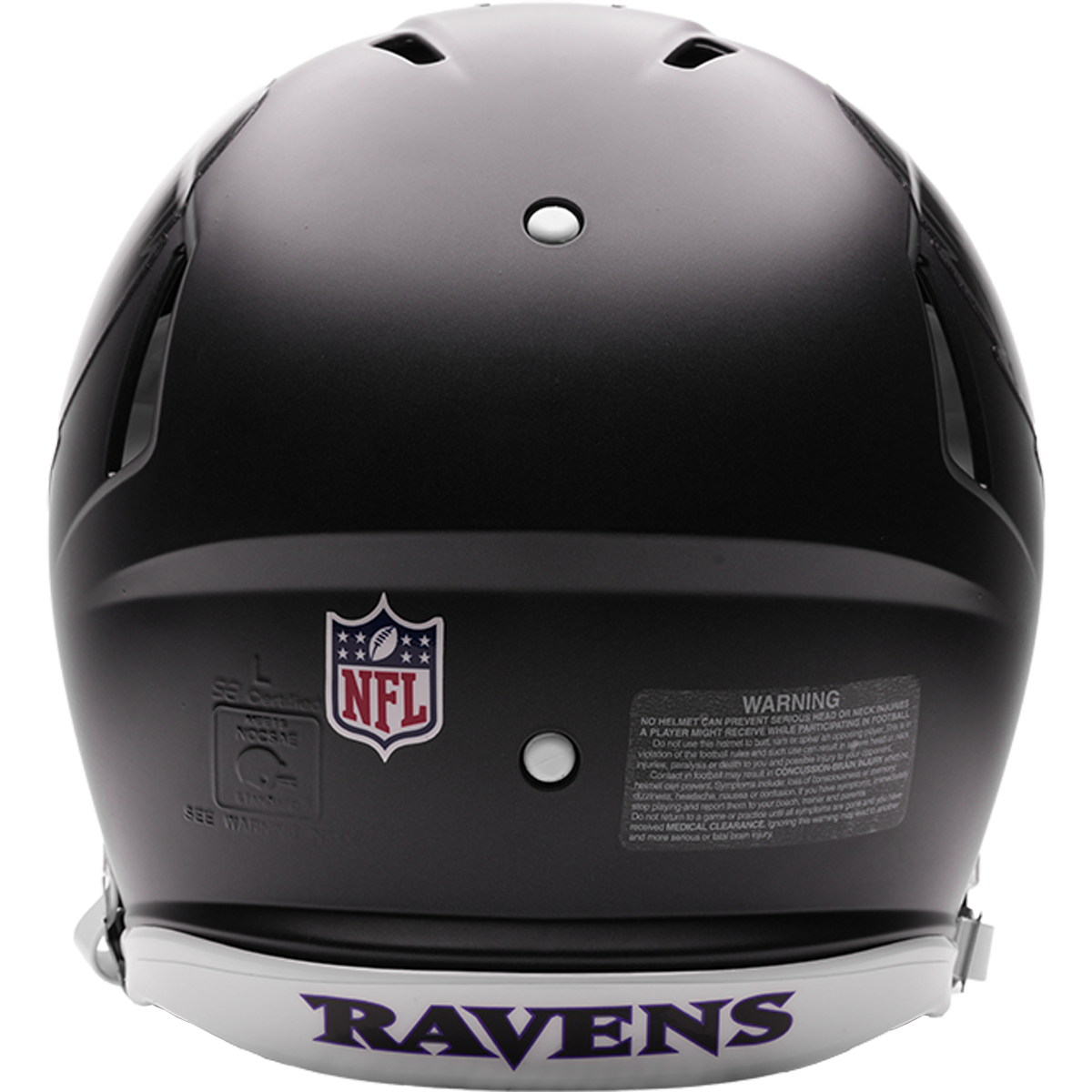 Baltimore Ravens Darkness Helmet On Field Alternate Authentic Speed