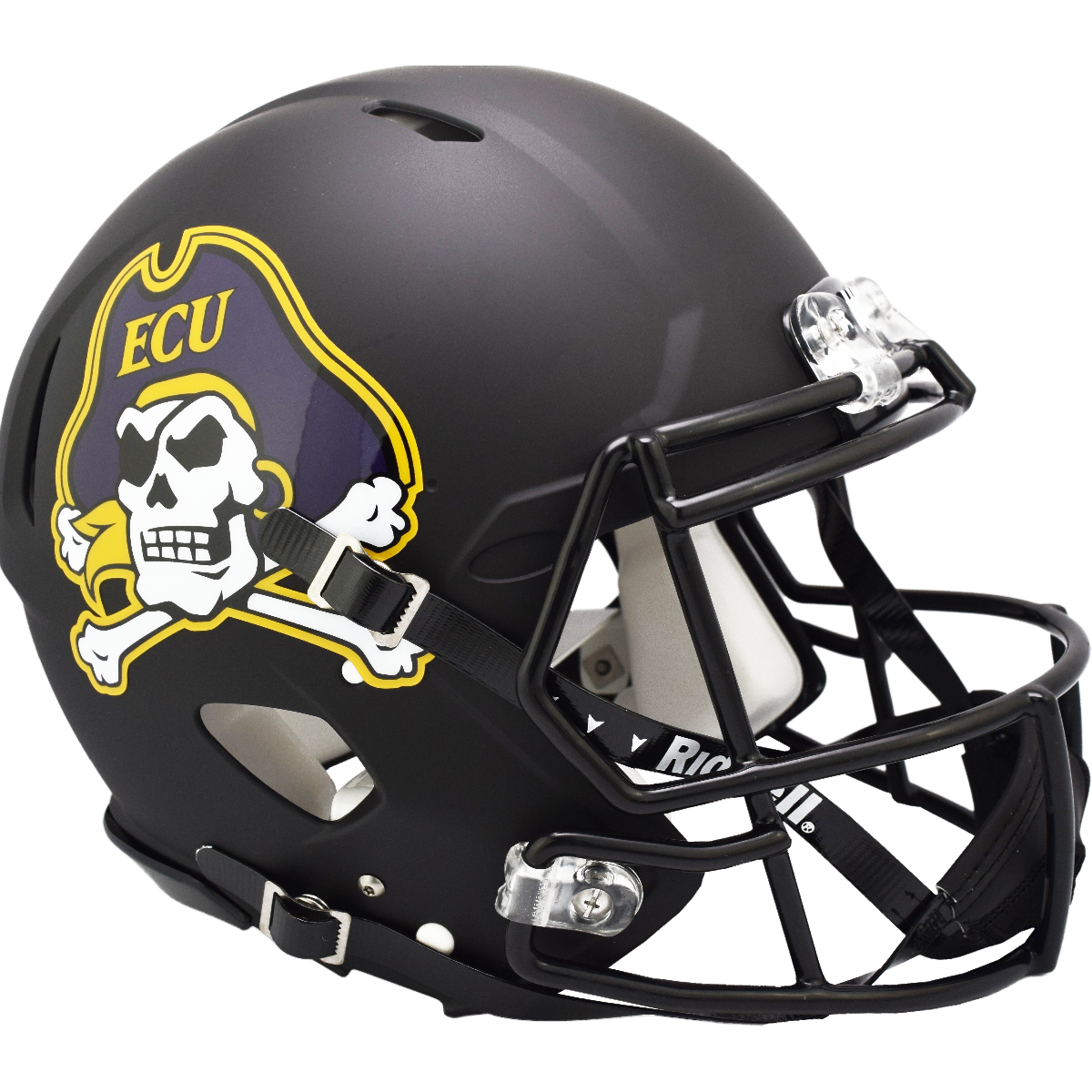 East Carolina Pirates Matte Black Authentic Speed