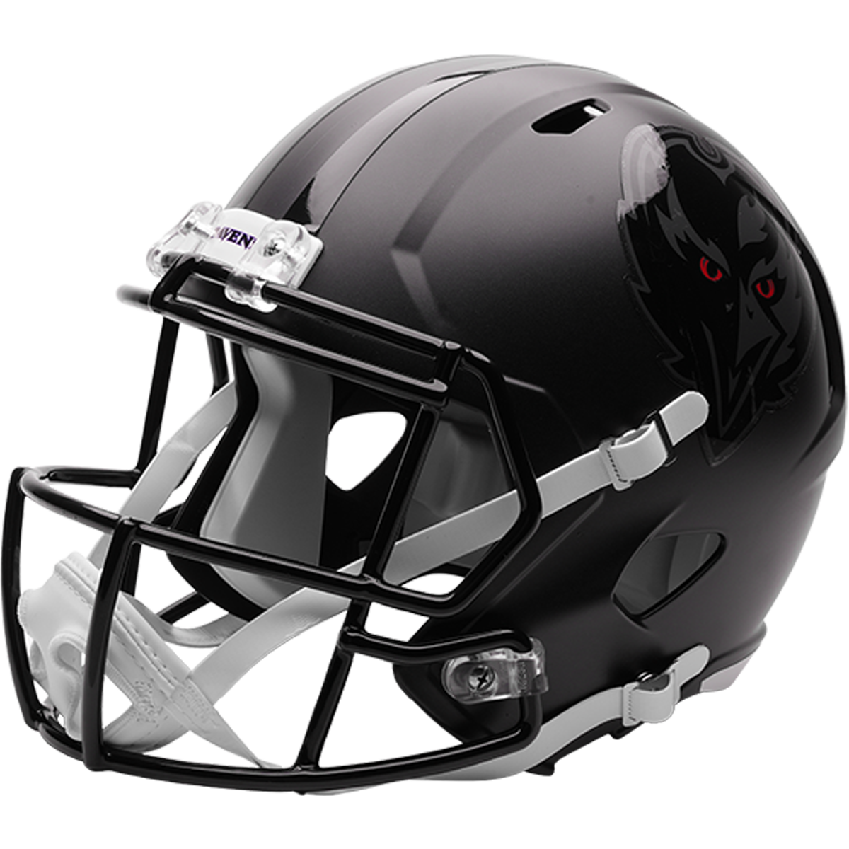 Baltimore Ravens Darkness Helmet On Field Alternate Replica Speed