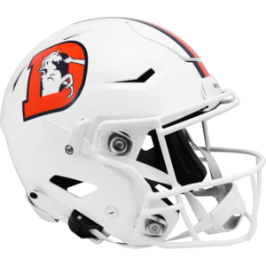 Mini Casque De Football NFL Denver Broncos - Édition Snowcapped 2023 - Décoratif Et Collection