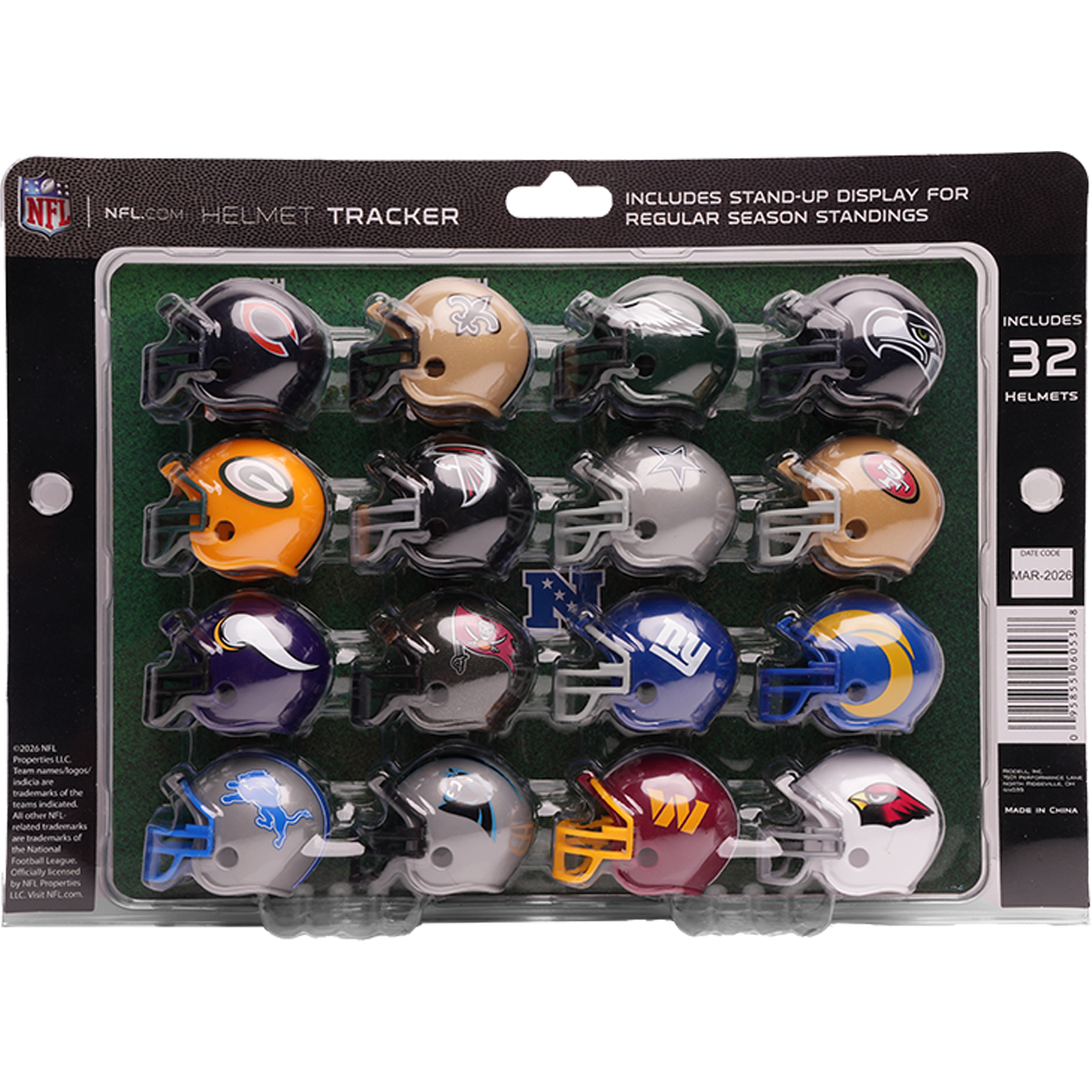NFL Helmet Tracker Set