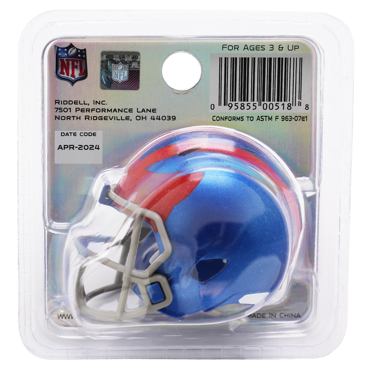 New York Giants Limited Edition On-Field Alternate Pocket Size Helmet