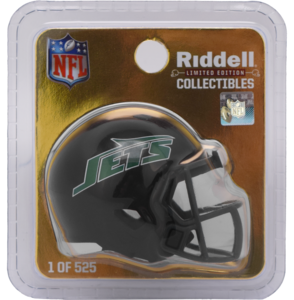 New York Jets Limited Edition On Field Alternate Pocket Size Helmet New York Jets Limited Edition On Field Alternate Pocket Size Helmet