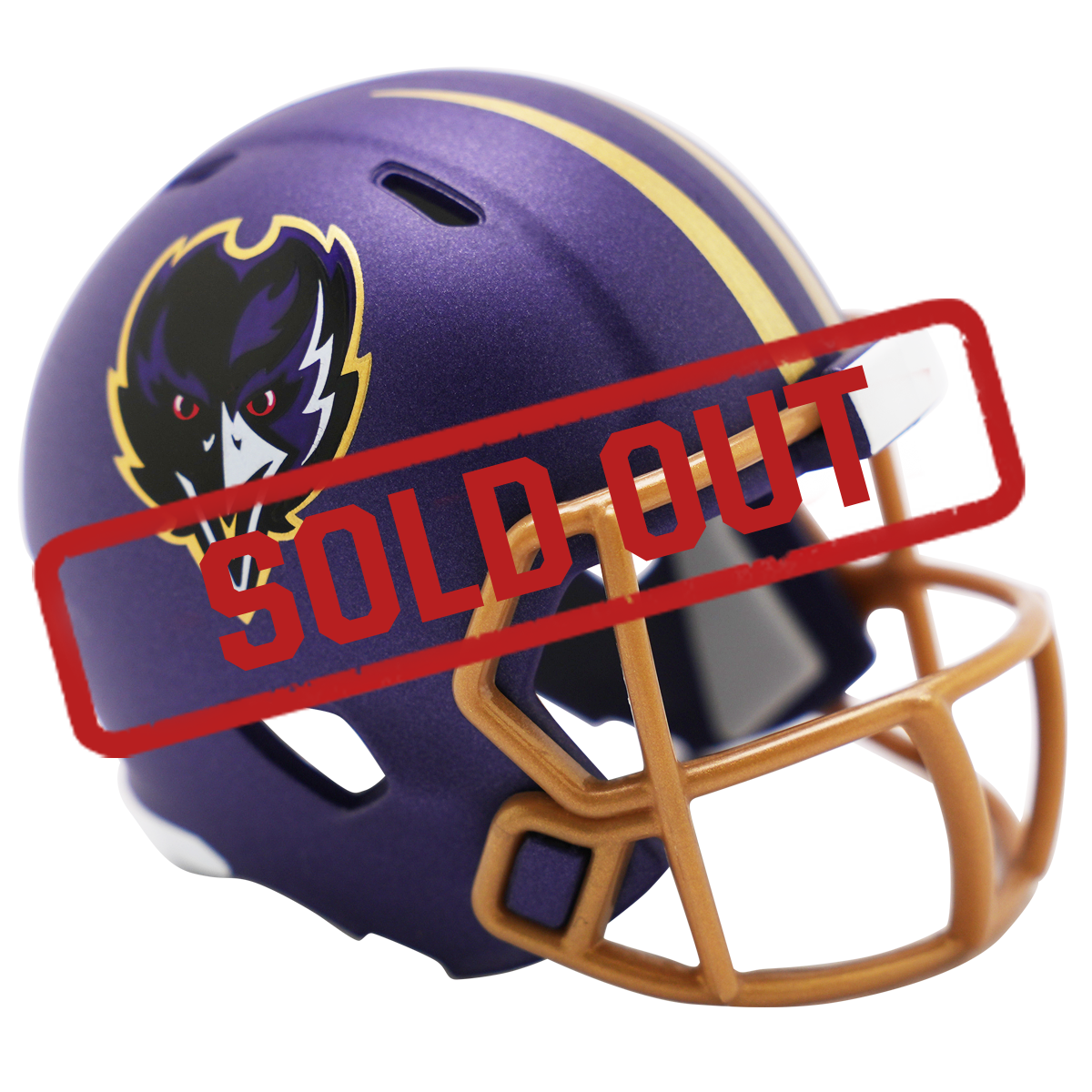 Baltimore Ravens Limited Edition On-Field Alternate Pocket Size Helmet