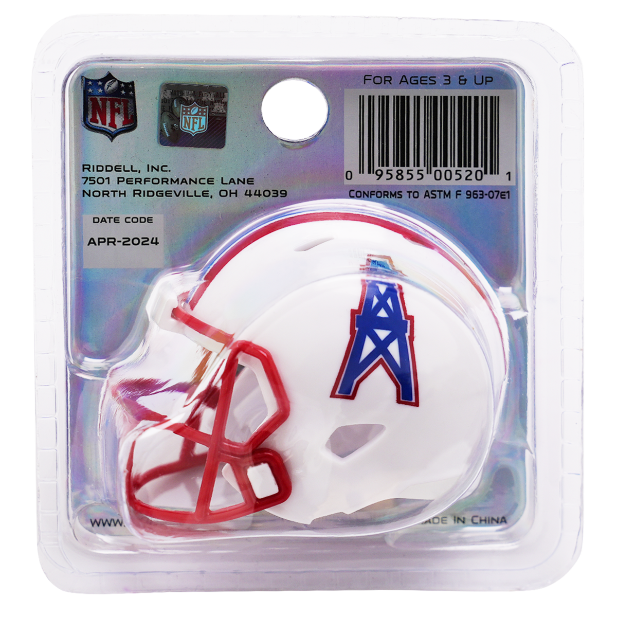 Tennessee Titans Limited Edition Throwback Pocket Size Helmet	