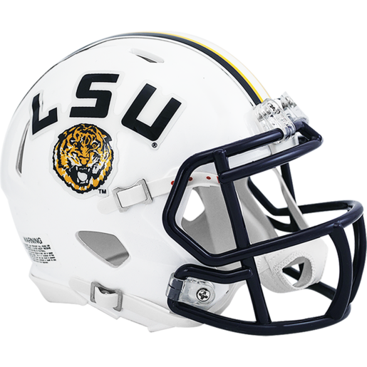 LSU Tigers Mini Speed White