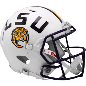 LSU Tigers White Authentic Speed