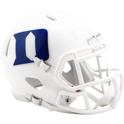 Duke Blue Devils White Mini Speed