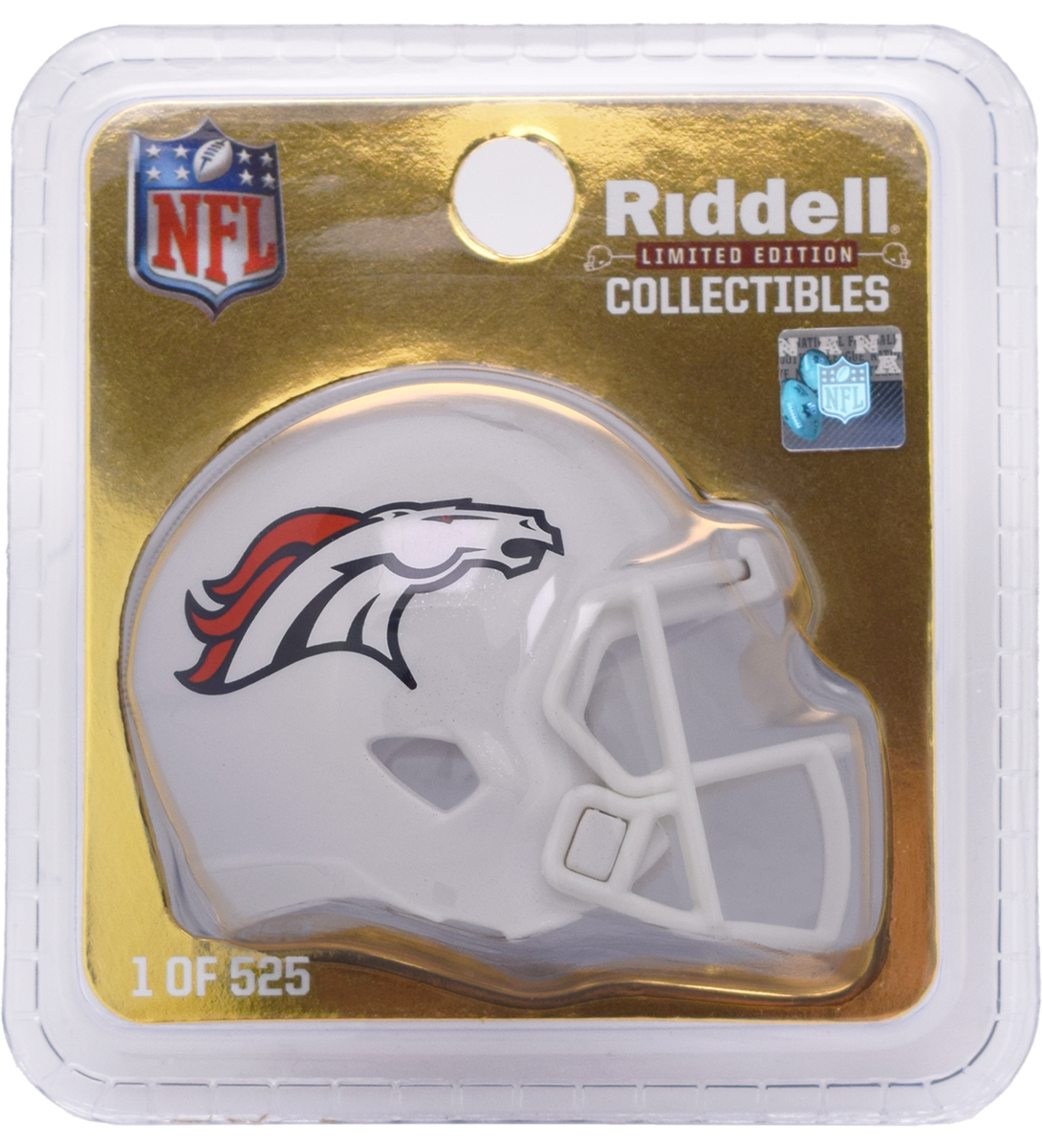 Denver Broncos Limited Edition On Field Alternate Pocket Size Helmet Denver Broncos Limited Edition On Field Alternate Pocket Size Helmet