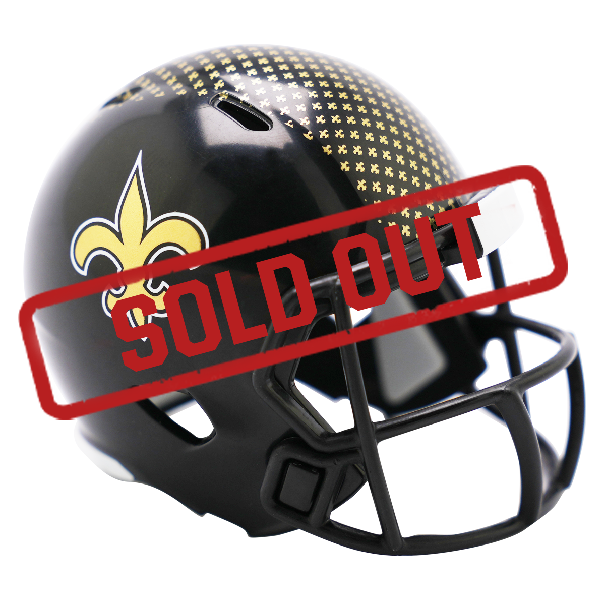 New Orleans Saints Limited Edition On-Field Alternate Pocket Size Helmet