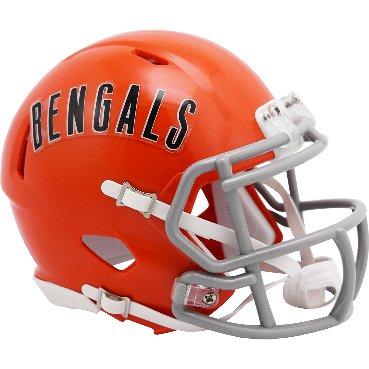 Casque Miniature Riddell Speed NFL - Édition Salute Cincinnati Bengals - Décoratif 13 Cm - Produit Officiel