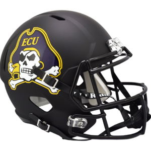 East Carolina Pirates Matte Black Replica Speed