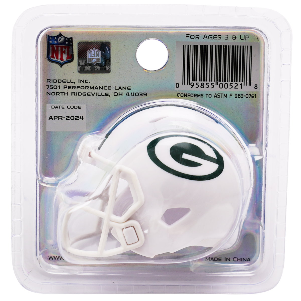 Green Bay Packers Limited Edition On-Field Alternate Pocket Size Helmet