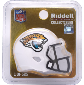 Jacksonville Jaguars Limited Edition On Field Alternate Pocket Size Helmet Jacksonville Jaguars Limited Edition On Field Alternate Pocket Size Helmet