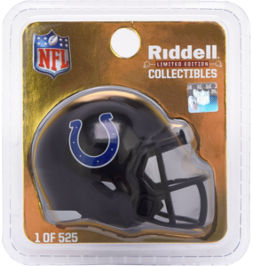 Indianapolis Colts Limited Edition On Field Alternate Pocket Size Helmet Indianapolis Colts Limited Edition On Field Alternate Pocket Size Helmet