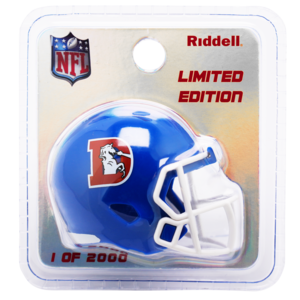 Denver Broncos Limited Edition Throwback Pocket Size Helmet Denver Broncos Limited Edition Throwback Pocket Size Helmet