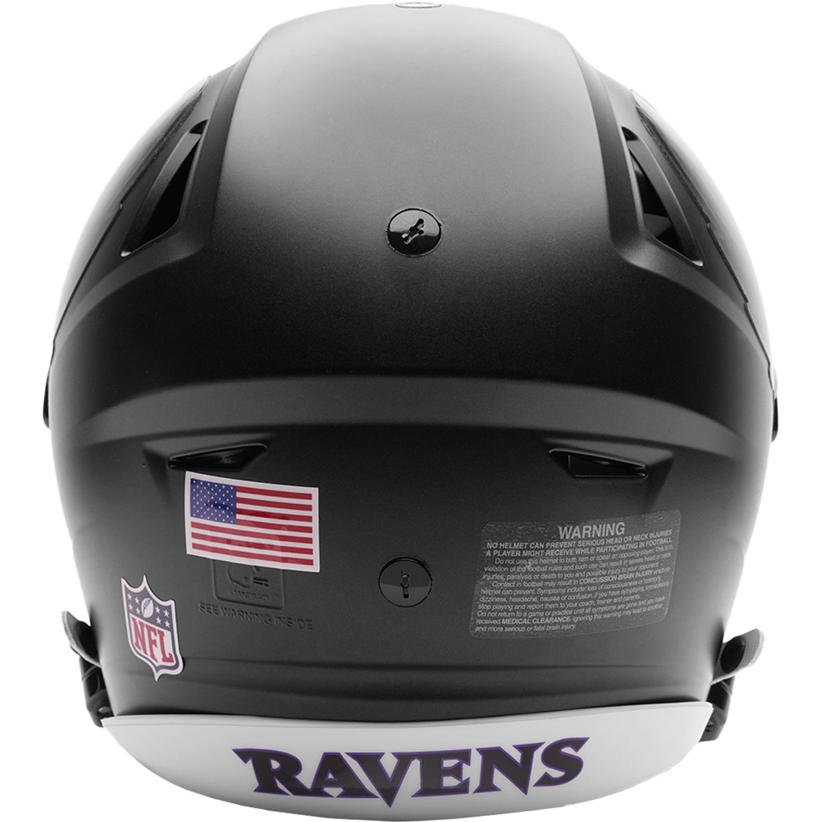 Baltimore Ravens Darkness Helmet On Field Alternate Authentic SpeedFlex