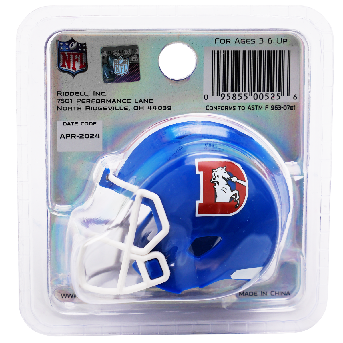 Denver Broncos Limited Edition Throwback Pocket Size Helmet
