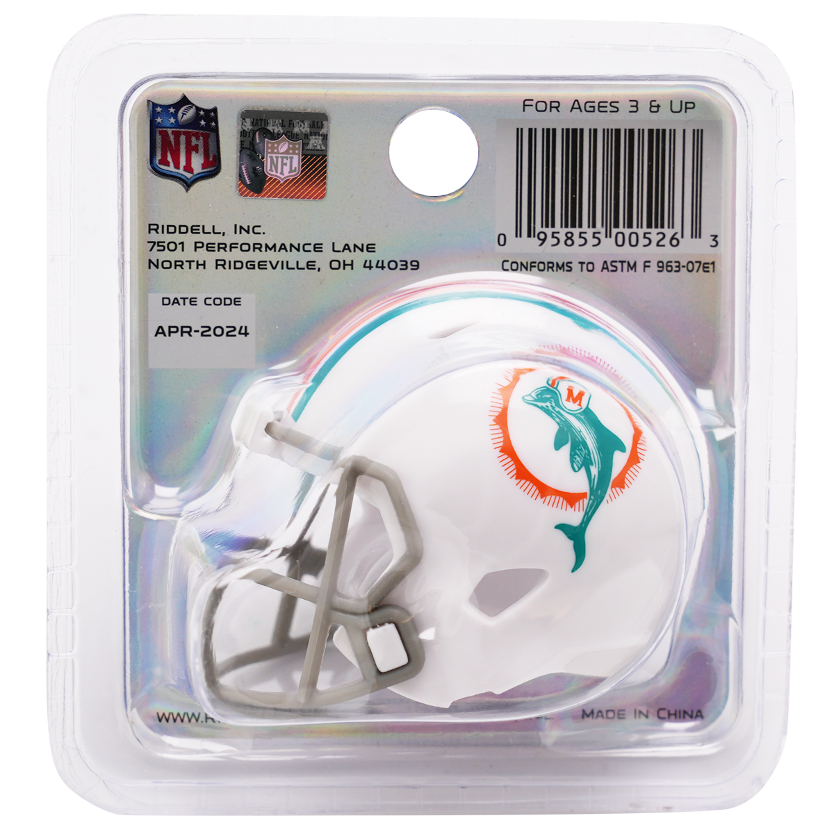 Miami Dolphins Limited Edition Throwback Pocket Size Helmet