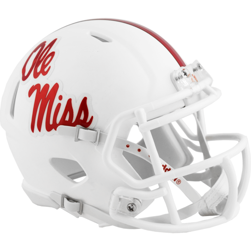 Ole Miss Rebels Mini Speed White