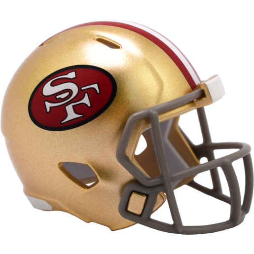 San Francisco 49ers Limited Edition Throwback Pocket Size Helmet