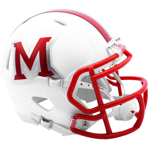 Miami (Ohio) Redhawks Mini Speed Matte White