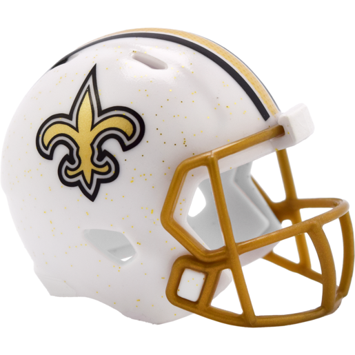 New Orleans Saints Limited Edition 2025 On-Field Alternate Pocket Size Helmet