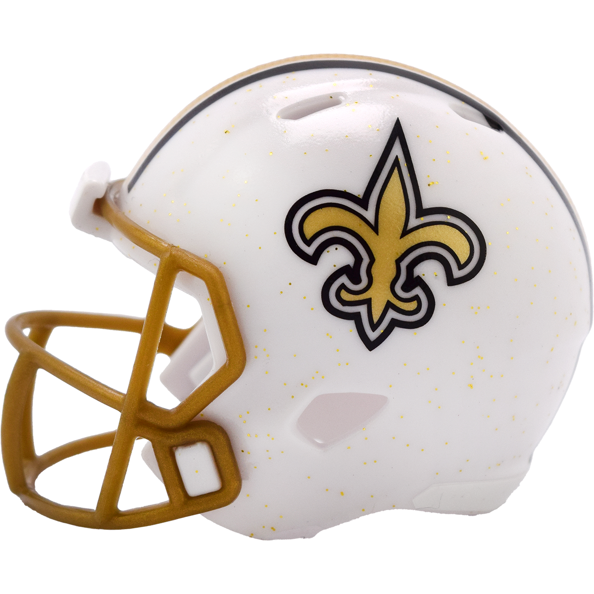 New Orleans Saints Limited Edition 2025 On-Field Alternate Pocket Size Helmet