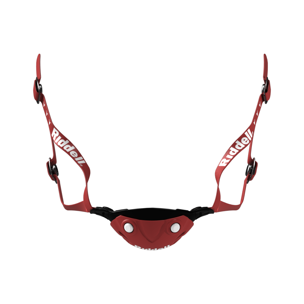 Riddell レインボーバックプレート TCP CHIN STRAP LARGE/X-LARGE CARDINAL | Chin Straps | Helmet