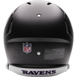 Baltimore Ravens Darkness Helmet On Field Alternate Authentic Speed
