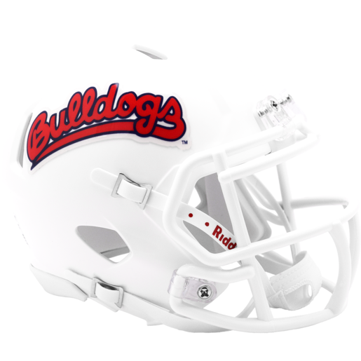 Fresno State Bulldogs White Mini Speed