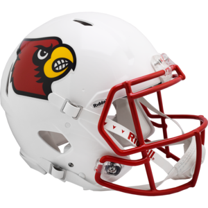 Louisville Cardinals White Authentic Speed