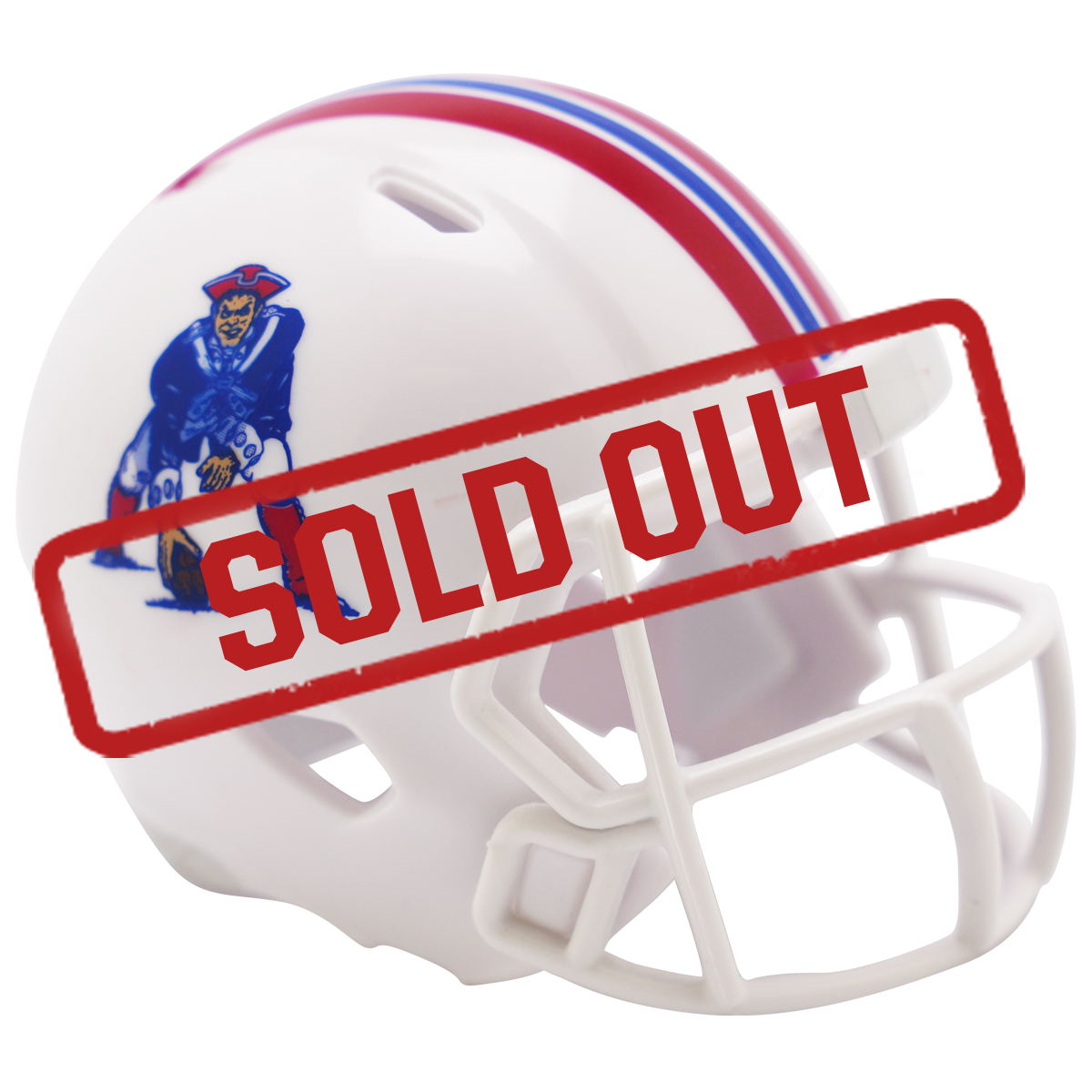 New England Patriots Limited Edition Throwback Pocket Size Helmet New England Patriots Limited Edition Throwback Pocket Size Helmet