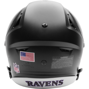 Baltimore Ravens Darkness Helmet On Field Alternate Authentic SpeedFlex
